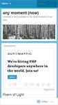 Mobile Screenshot of anymoment-now.com