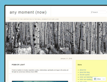 Tablet Screenshot of anymoment-now.com